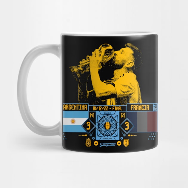 Argentina / Messi - World Champion 2022 Qatar (Gold) by LANX